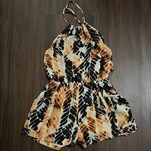 Halter Shorts Romper